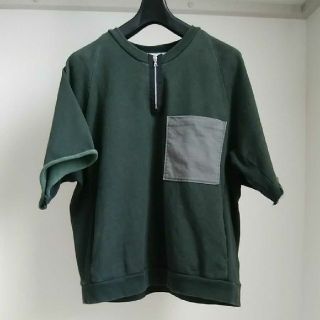 サンシー(SUNSEA)のSUNSEA 17SS HALF ZIP SWEAT SHIRT(Tシャツ/カットソー(半袖/袖なし))