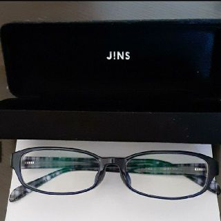 ジンズ(JINS)のJINS メガネ 美品　ケース付き(サングラス/メガネ)