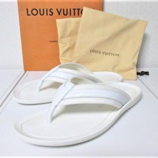 ルイヴィトン(LOUIS VUITTON)の☆LOUIS VUITTON ルイヴィトン モノグラム レザー サンダル/7.5(サンダル)