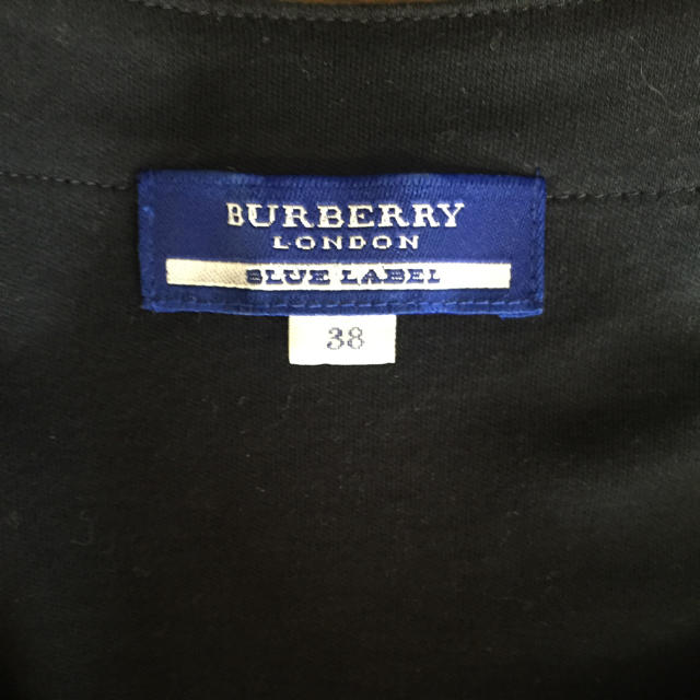 BURBERRY BLACK LABEL(バーバリーブラックレーベル)のバーバリー Burberry 美品 カットソー 38 レディースのトップス(カットソー(長袖/七分))の商品写真