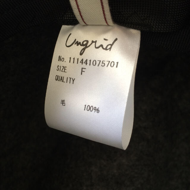 Ungrid(アングリッド)のUngridハット ピンバッジ付き レディースの帽子(ハット)の商品写真