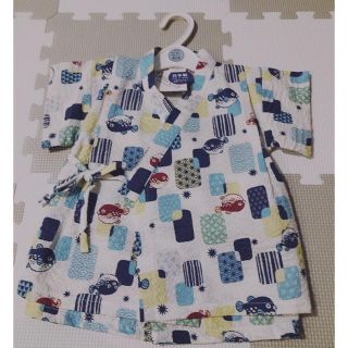 ミキハウス(mikihouse)の（　maki様専用）甚平  80 新品 未使用 綿100%(甚平/浴衣)