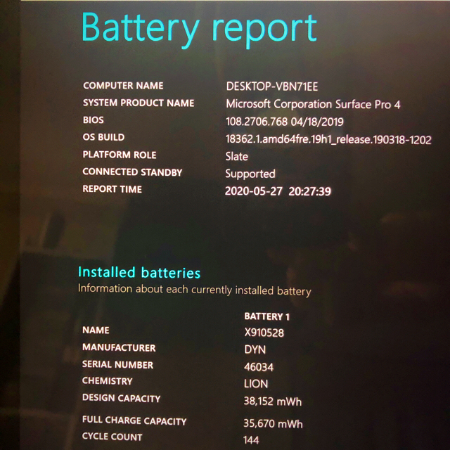 Surface Pro 4 i5 4GB/128GB 純正ペン、カバー付属 - ノートPC