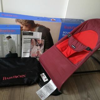 ベビービョルン(BABYBJORN)の【値下げ！！】ベビービョルン　バウンサー　レッド(その他)