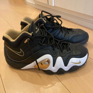 ナイキ(NIKE)のエア ズーム アップテンポ 5 プレミアム 004 黒/金 27cm(スニーカー)