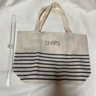 シップス(SHIPS)のwith ×SHIPS ボーダー×花柄リバーシブルランチトート(トートバッグ)