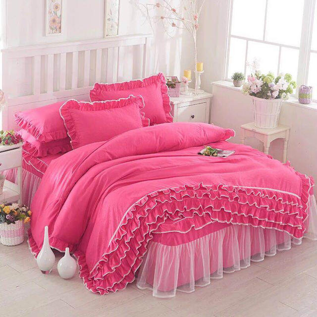 送料無料   寝具カバー  セット  ピンク  ローズピンク  二色あり