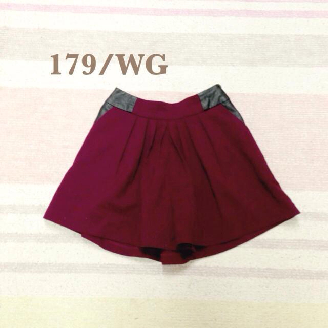 179/WG(イチナナキュウダブルジー)の179/WG キュロット レディースのパンツ(キュロット)の商品写真