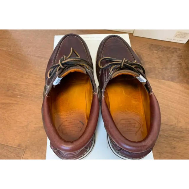 VISVIM(ヴィスヴィム)のvisvim AMERICANA DECK-FOLK BROWN M8 メンズの靴/シューズ(スリッポン/モカシン)の商品写真