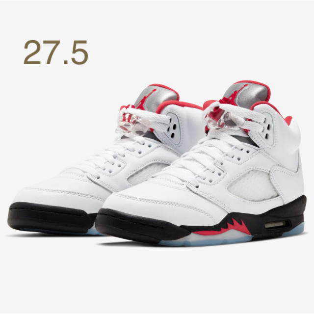 NIKE AIR JORDAN5 FIRE RED 27.5