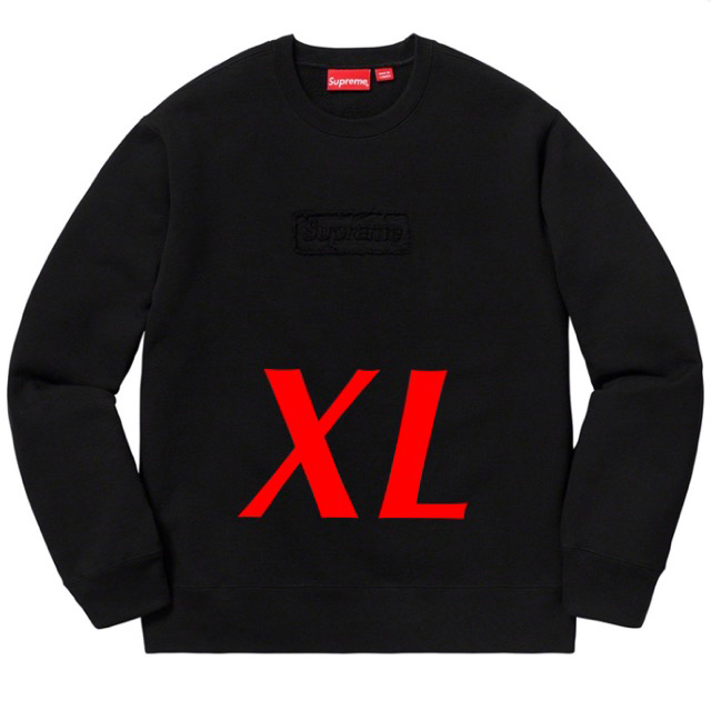 RedSIZEL Cutout Logo Crewneck red 赤