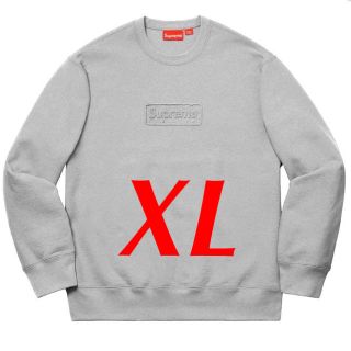 シュプリーム(Supreme)の新品未使用 Supreme Cutout Logo Crewneck XL(スウェット)