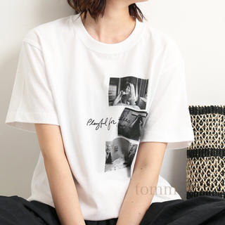 スローブイエナ(SLOBE IENA)のSLOBE IENA 別注 RobertaコラージュフォトTEE (Tシャツ(半袖/袖なし))