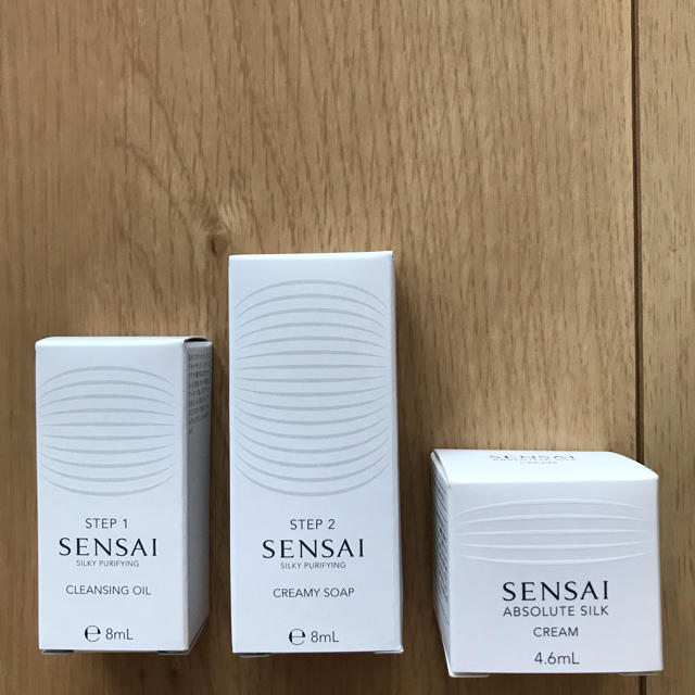 Kanebo(カネボウ)の【新品未使用】カネボウ　SENSAI  お試しサンプル3点セット コスメ/美容のキット/セット(サンプル/トライアルキット)の商品写真