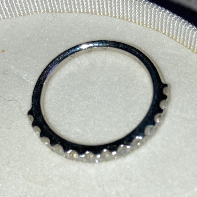 pt 900 ダイヤモンド エタニティーリング レディースのアクセサリー(リング(指輪))の商品写真