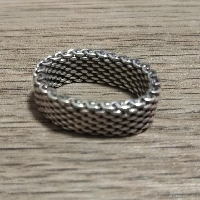 Tiffany & Co. - Tiffany&Co ピンキーリング シルバー 直径15mm Tiffany & Co. - Tiffany&Co ピンキーリング シルバー 直径15mm