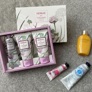 ロクシタン(L'OCCITANE)の【最終お値下げ❗️】ロクシタン エルバブランシュ数量限定キットほか　4点セット(ハンドクリーム)