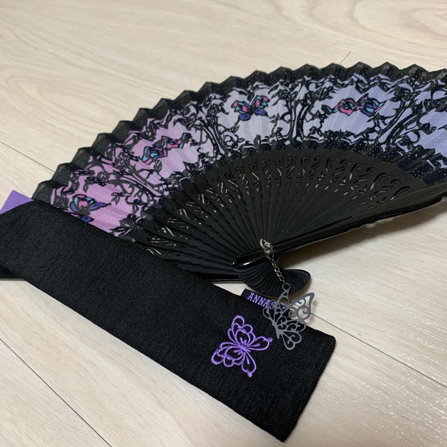 ANNA SUI(アナスイ)のANNA SUI 扇子 レディースの水着/浴衣(和装小物)の商品写真