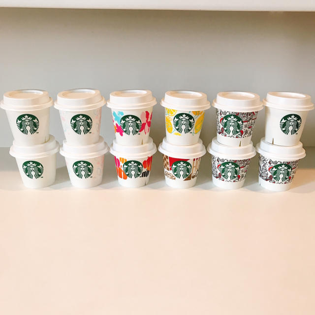 Starbucks Coffee(スターバックスコーヒー)のスターバックス プリンカップ 22個 インテリア/住まい/日用品のキッチン/食器(容器)の商品写真