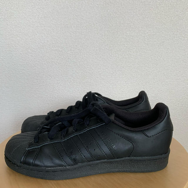 adidas スーパースター　黒　23.5cm 値下げ！