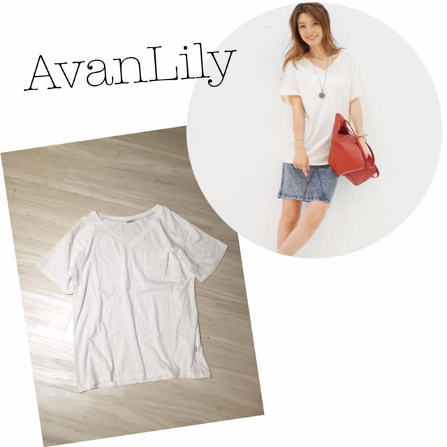 Avan Lily(アバンリリー)のavanlily ポケットT レディースのトップス(Tシャツ(半袖/袖なし))の商品写真