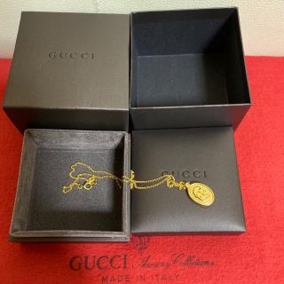 グッチ(Gucci)の未使用　GUCCI オールド　グッチ  ネックレス　チャーム　箱付き(ネックレス)