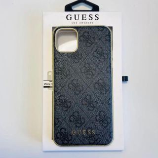 ゲス(GUESS)の日本未発売 guess ゲス iPhone 11 ケース グレー(iPhoneケース)