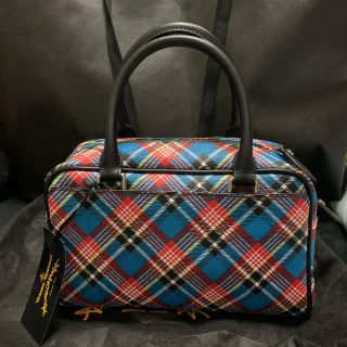 ヴィヴィアンウエストウッド(Vivienne Westwood)のVIVIENNE WESTWOOD SHUKA TARTAN HANDBAG(ハンドバッグ)