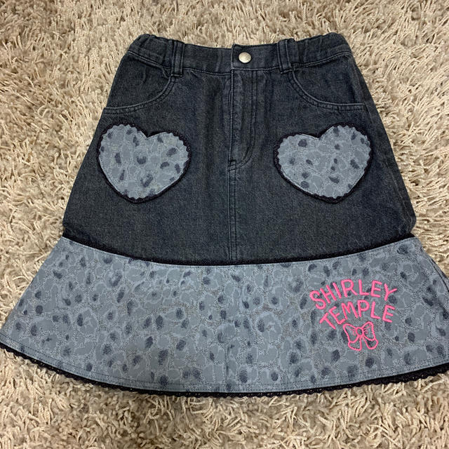 Shirley Temple(シャーリーテンプル)のまいまい様専用☺︎デニムスカート キッズ/ベビー/マタニティのキッズ服女の子用(90cm~)(スカート)の商品写真