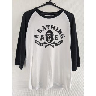 アベイシングエイプ(A BATHING APE)のA BATHING APE　7部丈 Tシャツ(Tシャツ/カットソー(七分/長袖))