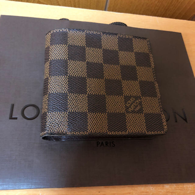 ルイヴィトン 財布 ダミエ・エベヌ ポルトフォイユ・マルコ N61675 LOUIS VUITTON ヴィトン メンズ 二つ折り財布