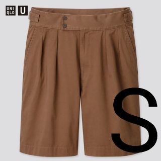 ユニクロ(UNIQLO)のユニクロu  グルカショートパンツ S ブラウン(ショートパンツ)