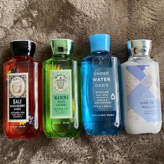 バスアンドボディーワークス(Bath & Body Works)の【新品未開封】バス&ボディワークス ボディソープ、ボディクリーム　4本セット(ボディソープ/石鹸)