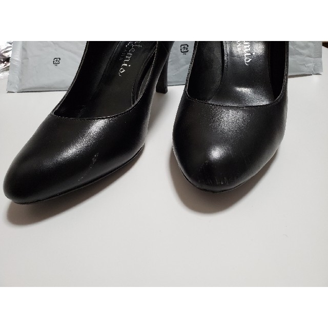 DIANA(ダイアナ)のArtemis  Diana 黒パンプス、23.0 レディースの靴/シューズ(ハイヒール/パンプス)の商品写真