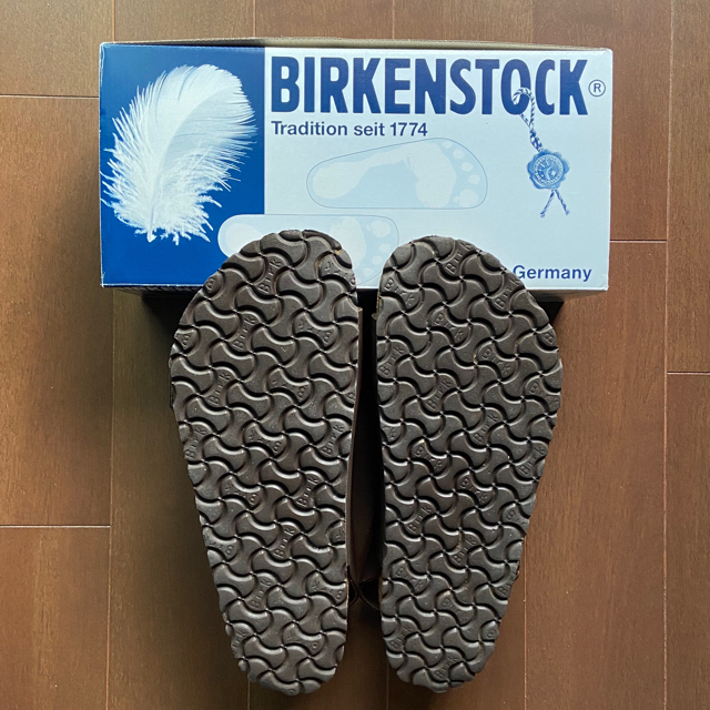 BIRKENSTOCK(ビルケンシュトック)のてつ様　美品 BIRKENSTOCK ミラノ ブラウン 43 幅広 レザー  メンズの靴/シューズ(サンダル)の商品写真