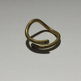真鍮　猫リング(リング(指輪))