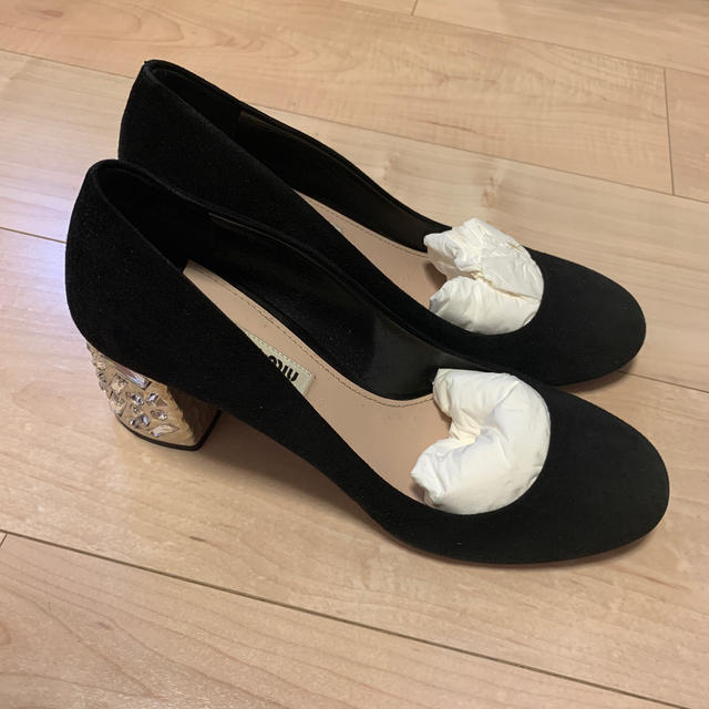 お値引き対応がんばります miu miu キラキラパンプス お値引き対応がんばります miu miu キラキラパンプス