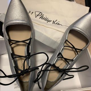 美品 3.1 phillip lim kate lug sole silver