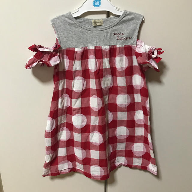 KP(ニットプランナー)のトロワラパンワンピースsize110 キッズ/ベビー/マタニティのキッズ服女の子用(90cm~)(ワンピース)の商品写真