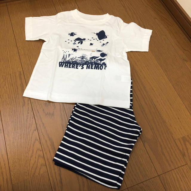 GU(ジーユー)のgu 新品　半袖パジャマ　120 キッズ/ベビー/マタニティのキッズ服男の子用(90cm~)(パジャマ)の商品写真