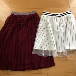 ローズファンファン(ROSE FANFAN)のROSE FANFAN&GU スカート☆140cmセット(スカート)