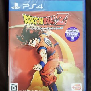 プレイステーション4(PlayStation4)のps4 ドラゴンボールZ カカロット美品 コード未開封(家庭用ゲームソフト)