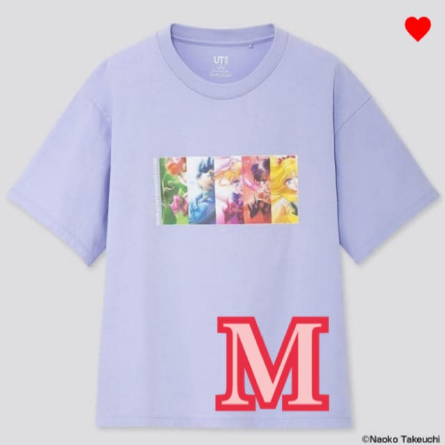 UNIQLO(ユニクロ)の【オンライン完売】ユニクロ　セーラームーン　Tシャツ M 【新品未使用】 レディースのトップス(Tシャツ(半袖/袖なし))の商品写真