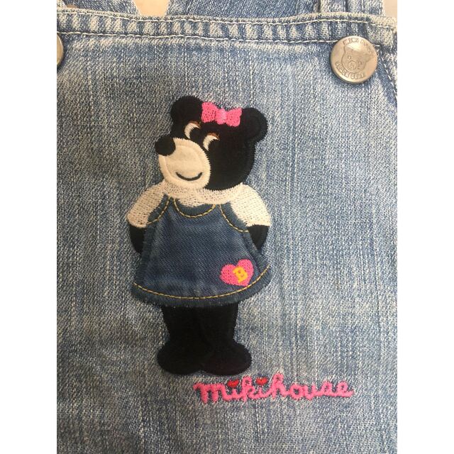 mikihouse(ミキハウス)のミキハウス　ジャンパースカート　サイズ80 キッズ/ベビー/マタニティのベビー服(~85cm)(スカート)の商品写真