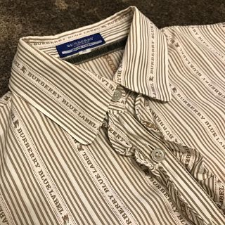 バーバリーブルーレーベル(BURBERRY BLUE LABEL)のバーバリーブルーレーベル♡ストライプシャツ(シャツ/ブラウス(長袖/七分))