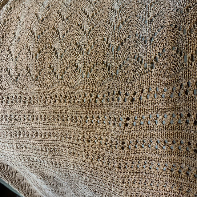 TODAYFUL(トゥデイフル)のタグ付き　完売　lacy knit sk  38 レディースのスカート(ロングスカート)の商品写真
