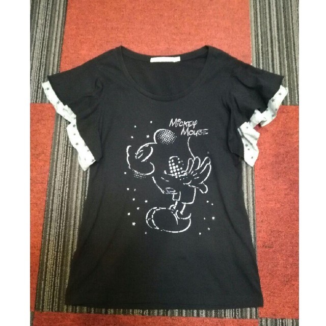 UNIQLO(ユニクロ)のユニクロ　ミッキープリントTシャツ レディースのトップス(Tシャツ(半袖/袖なし))の商品写真