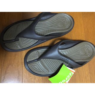 クロックス(crocs)のクロックス ビーチ サンダル 新品　31センチ(サンダル)