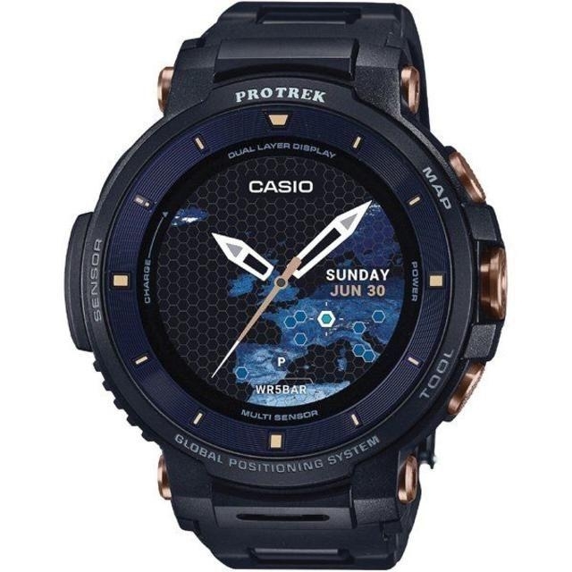 最新人気 CASIO - 限定モデル　新品　 カシオ　プロトレック　WSD-F30SC-BK 腕時計(デジタル)