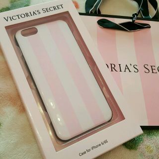 ヴィクトリアズシークレット(Victoria's Secret)の新品 淡いピンクストライプiPhone6(モバイルケース/カバー)